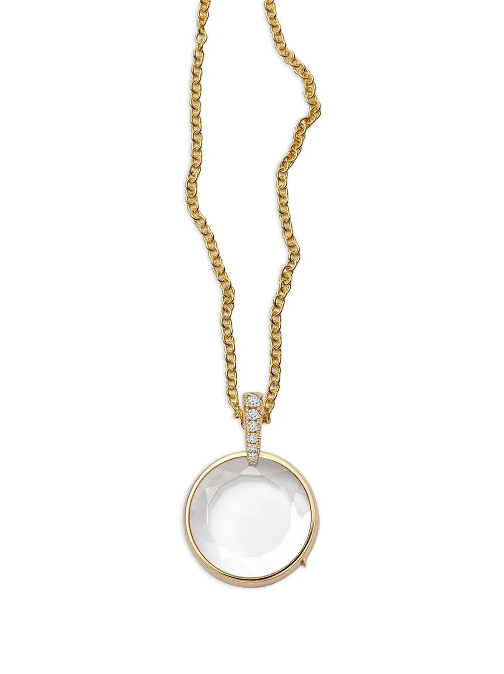 Loquet Collana Lyra con diamanti - Oro