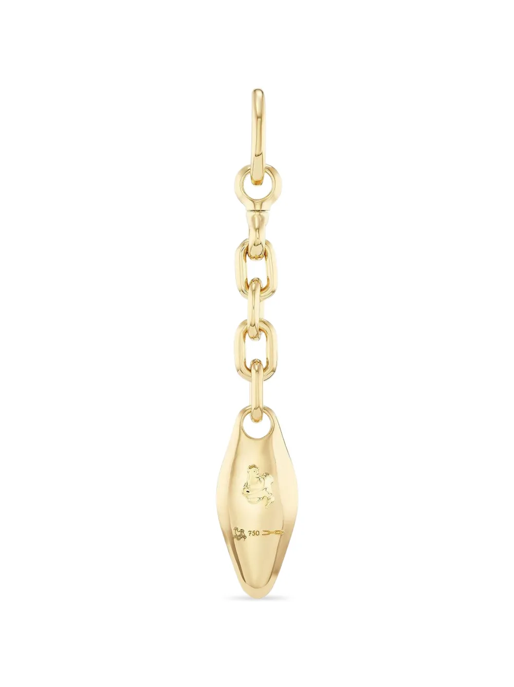 Uniform Object Vessel Diamond Charm in Gold, view 3