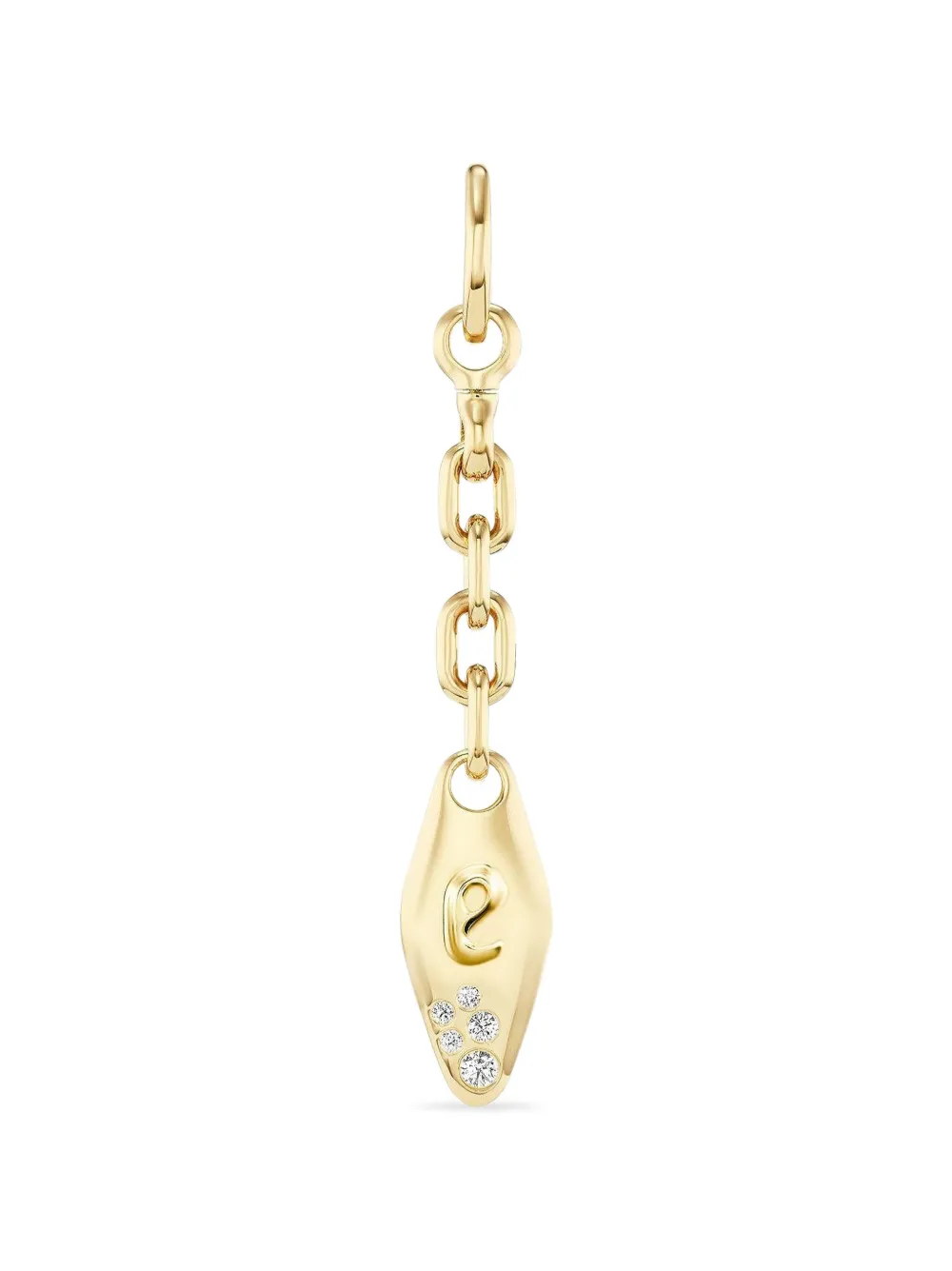 Uniform Object Vessel diamond charm - Oro