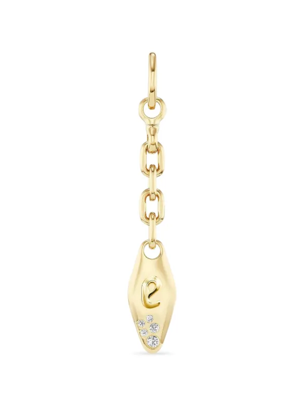 Uniform Object Vessel Diamond Charm in Gold