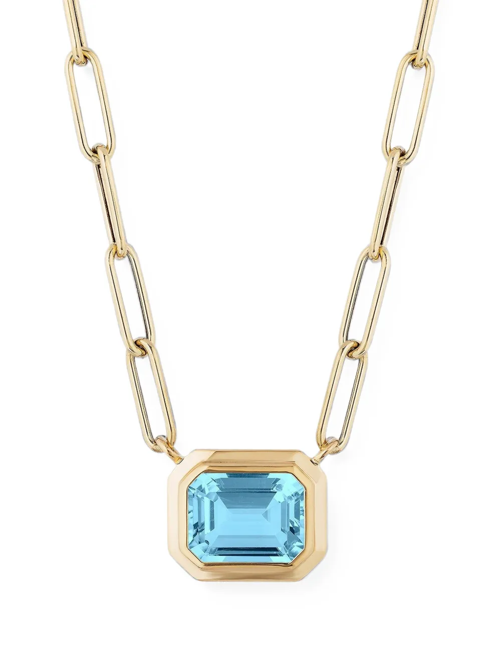 Goshwara Manhattan blue topaz necklace - Oro