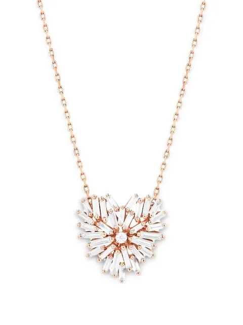Suzanne Kalan heart-motif diamond necklace