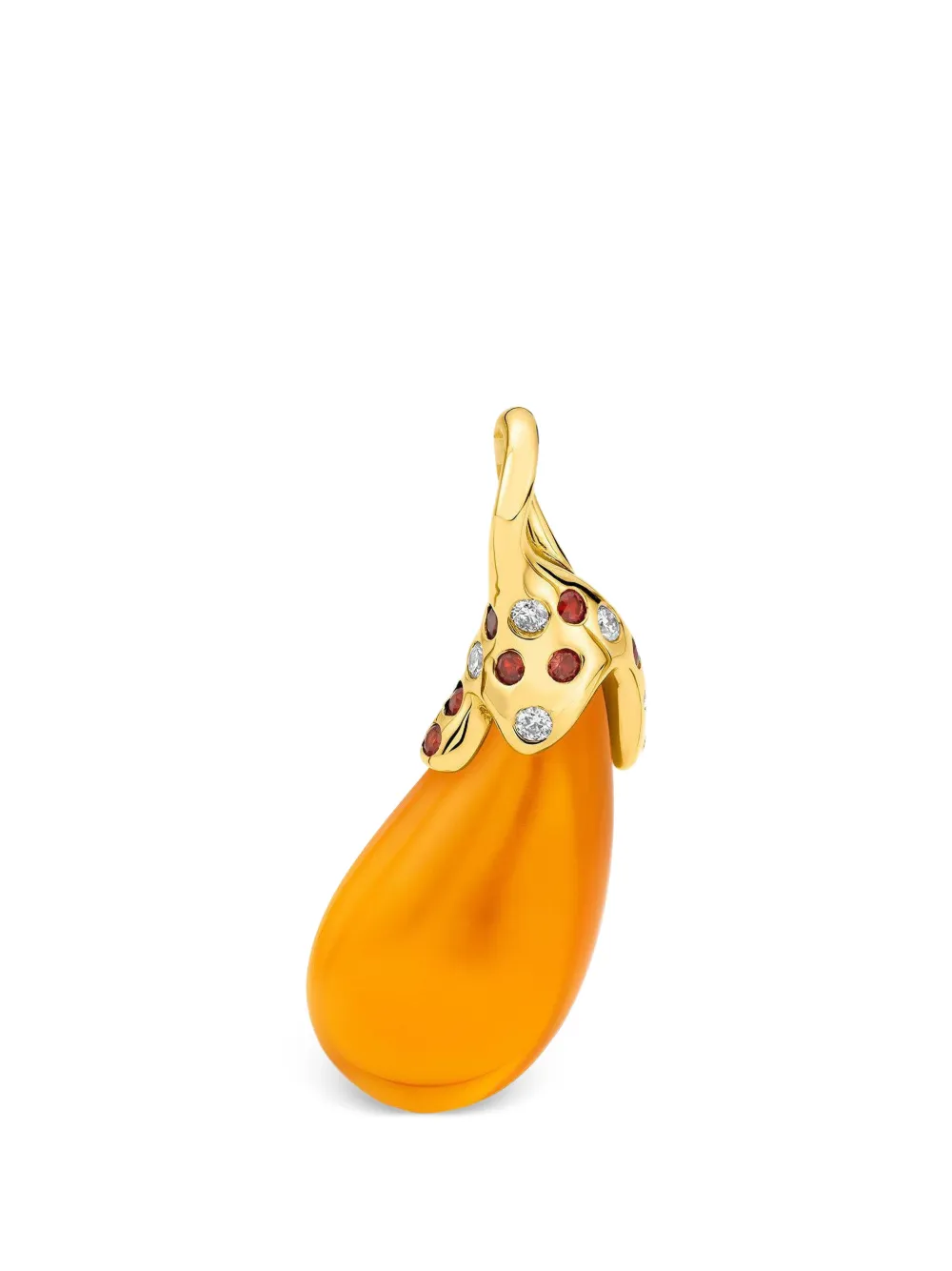 EDINA KISS Fire Opal Halskette - Gold
