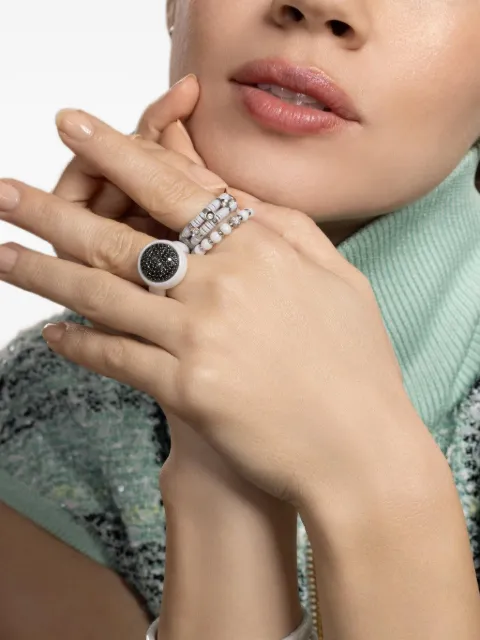 Roberto Demeglio logo-detail diamond ring