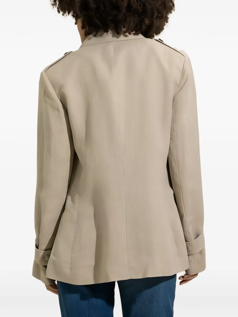 Antonelli Eve jack met knopen Beige