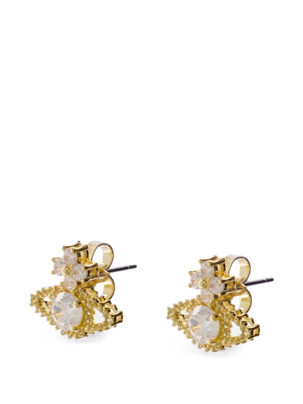 Vivienne Westwood Valentina Orb-motif Earrings in Gold, view 2