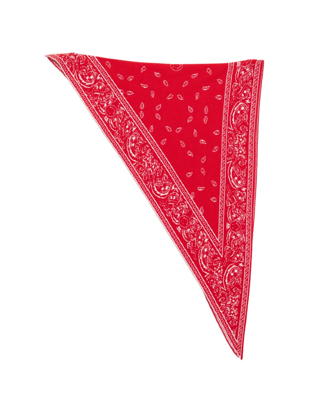 Joshua Sanders paisley-print bandana scarf Rood