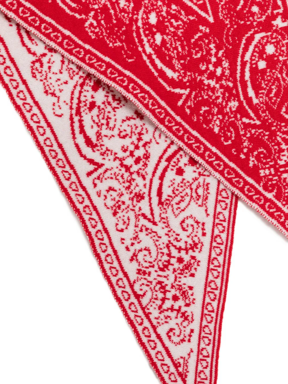 Joshua Sanders paisley-print bandana scarf Rood