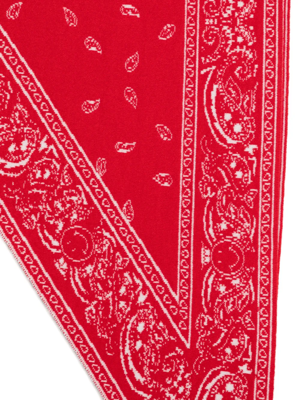 Joshua Sanders paisley-print bandana scarf Rood