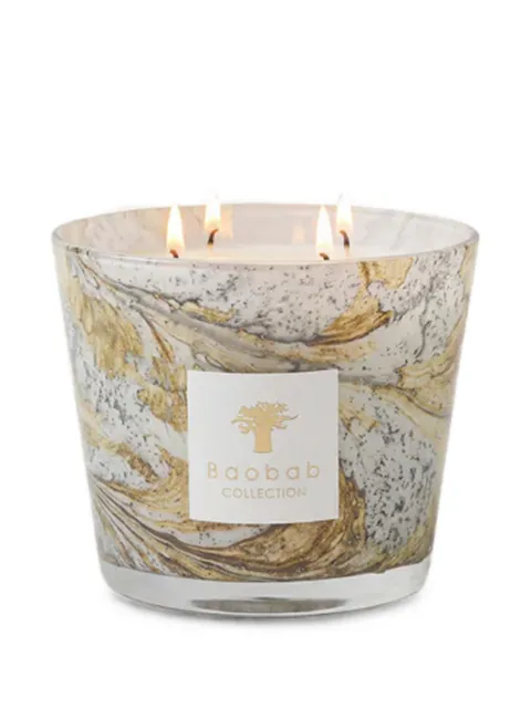 Baobab Collection Naïs marble-effect four-wick scented candle (10cm)