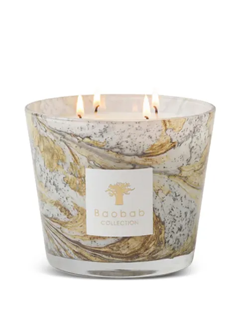 Baobab Collection Naïs marble-effect four-wick scented candle (10cm)