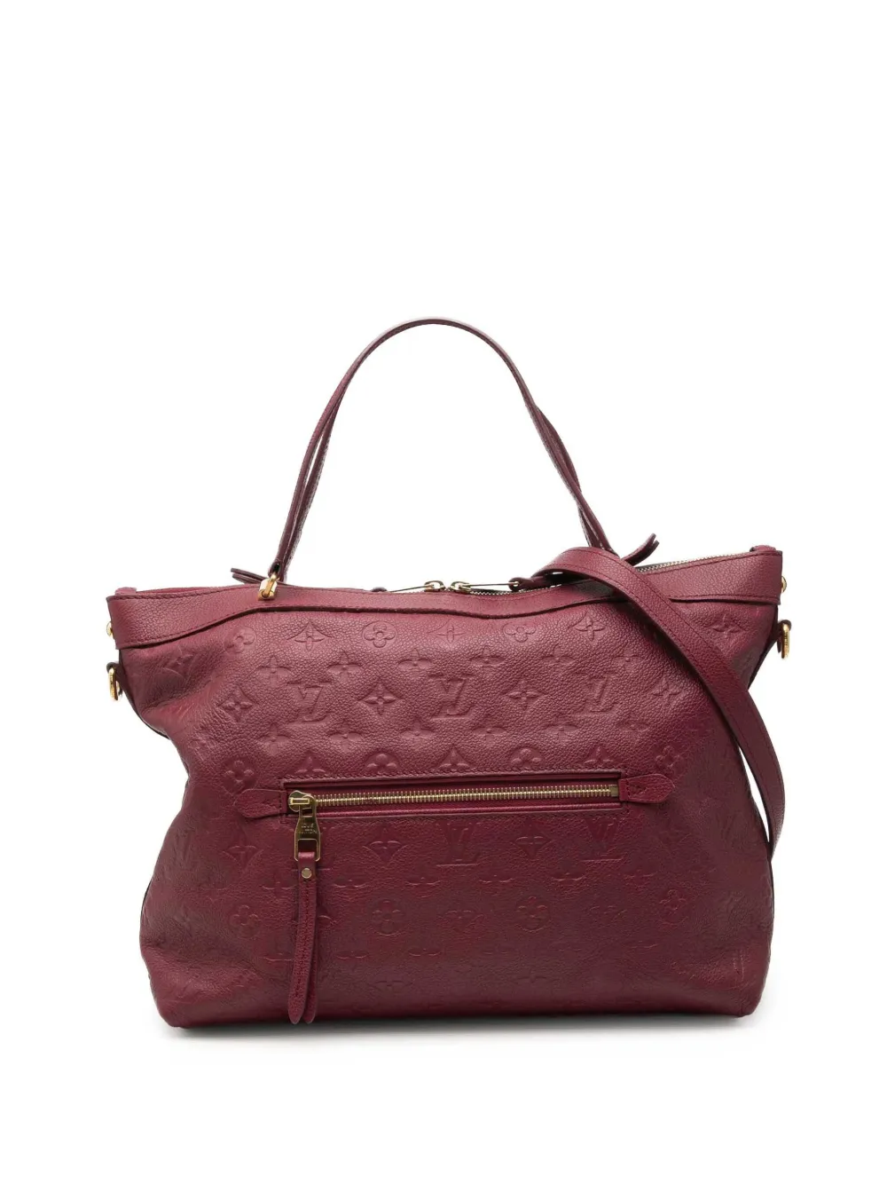 Louis Vuitton Pre-Owned 2014 Monogram Empreinte Bastille PM satchel - Rosso