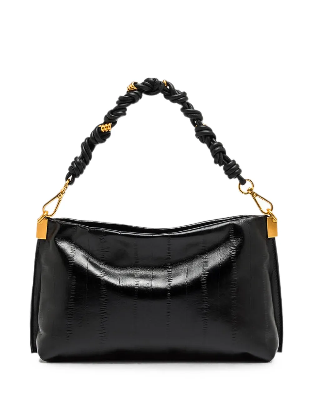GIANNI CHIARINI Fanny medium eel-effect knotted-handle tote bag