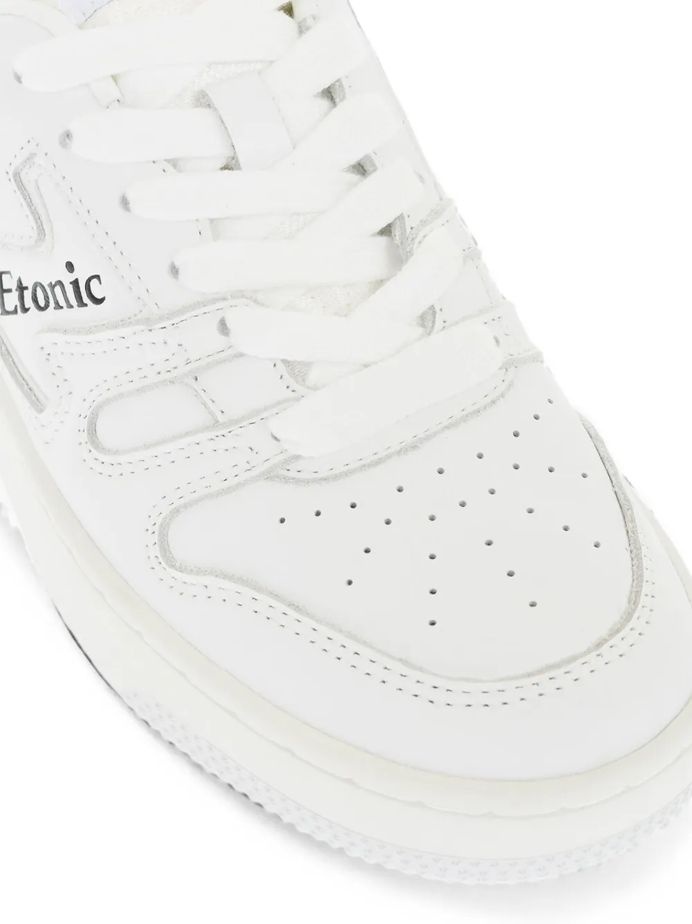 Etonic B481 logo-print leather sneakers Wit
