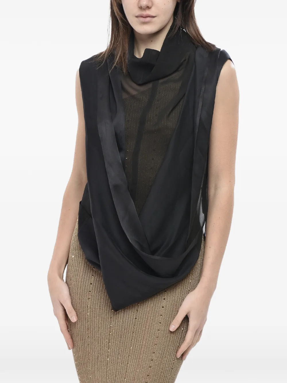 Di Stavnitser Aida asymmetric sleeveless top
