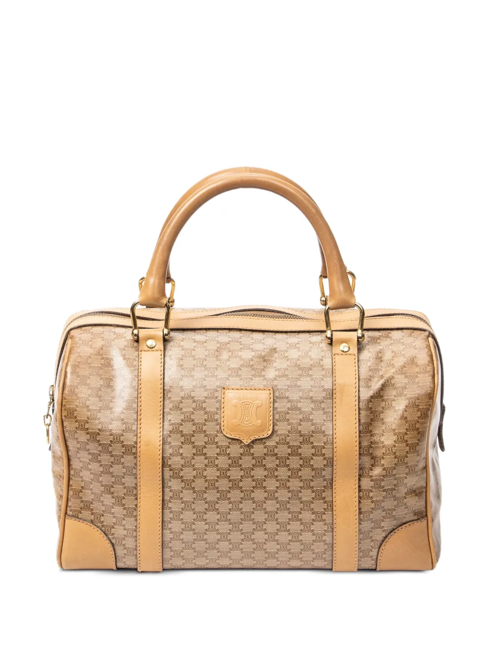 Celine Pre-Owned Macadam Boston tote bag - Neutrals