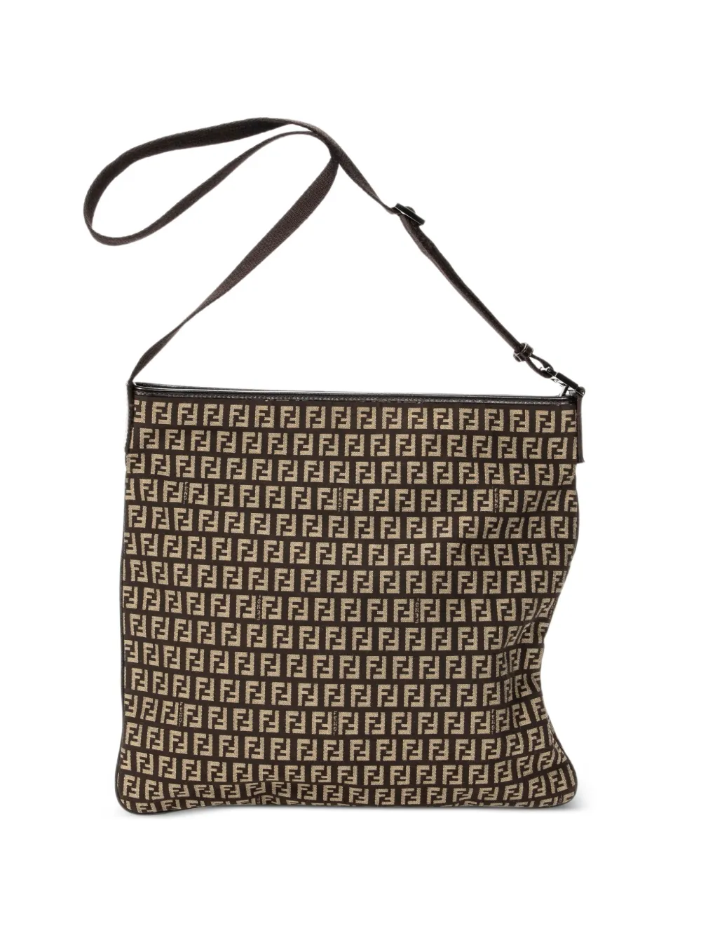 Fendi Pre-Owned Zucca patterned shoulder bag - Brown