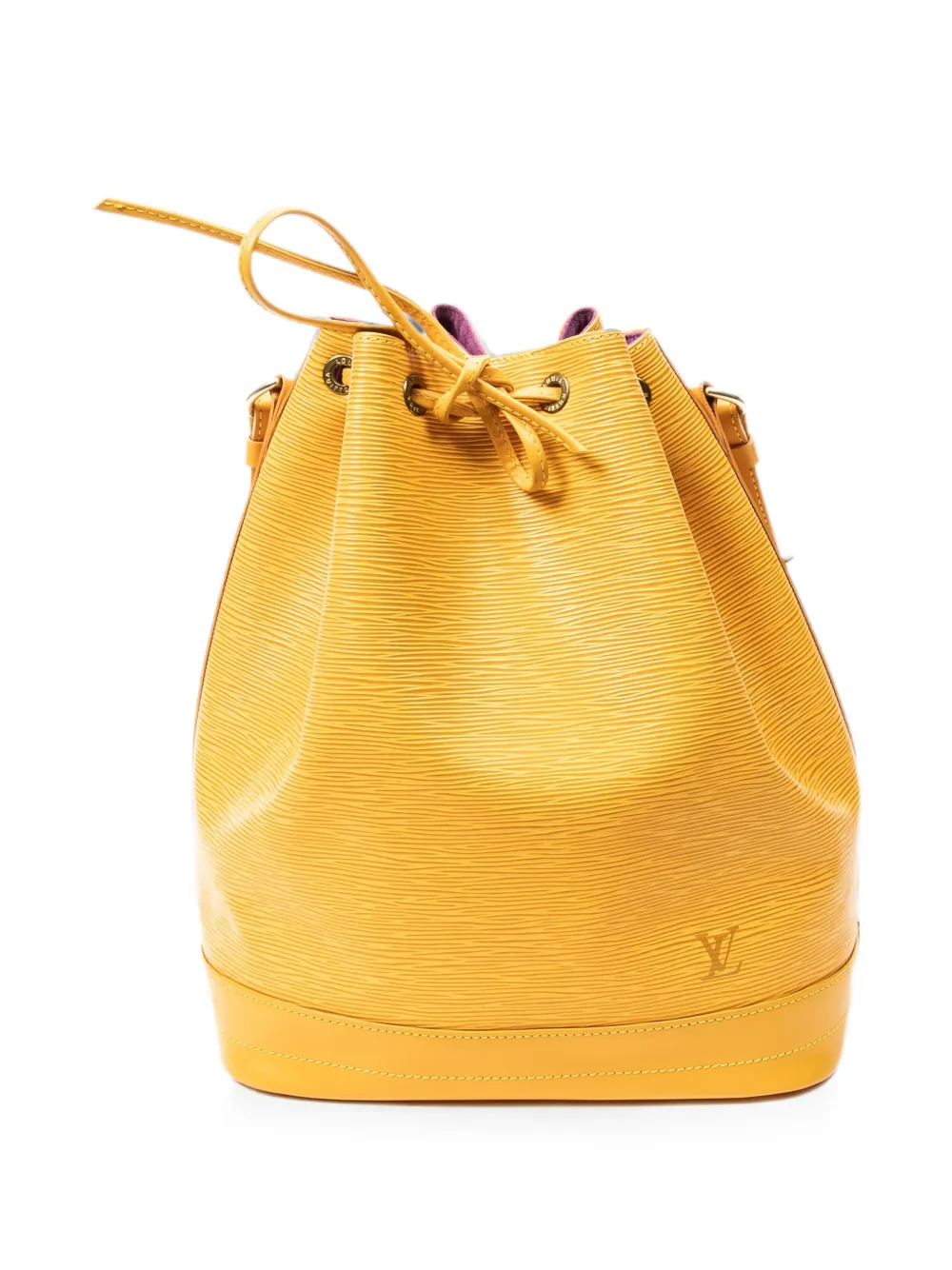 Louis Vuitton Pre-Owned GM Noe leather bucket bag - Giallo