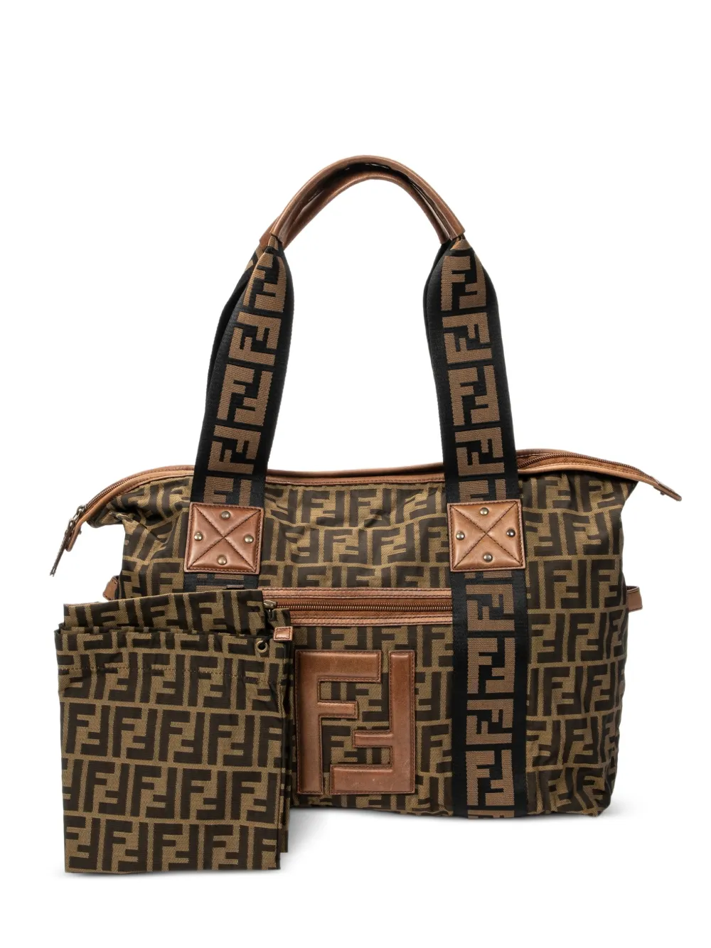 Fendi Pre-Owned Zucca patterned tote bag - Brown