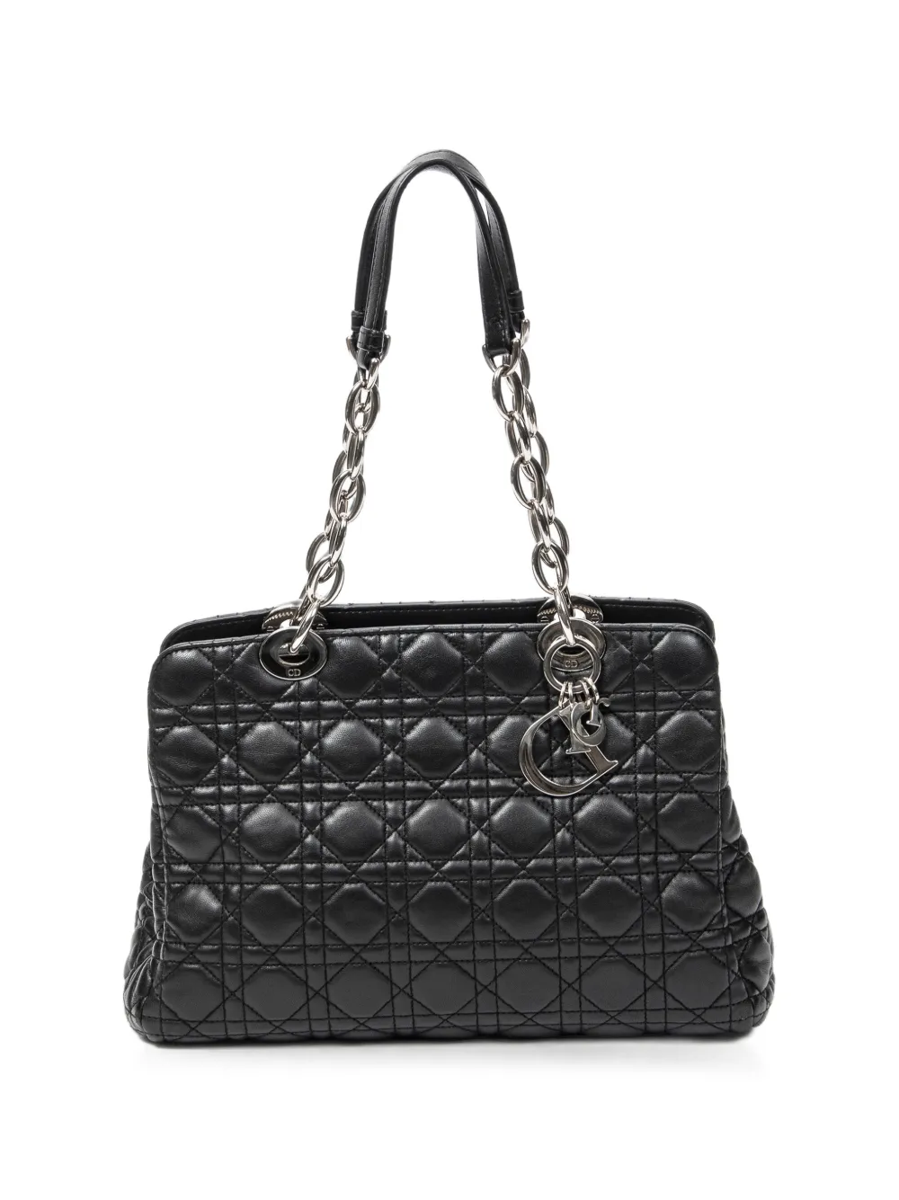 Christian Dior Pre-Owned quilted shoulder bag - Black