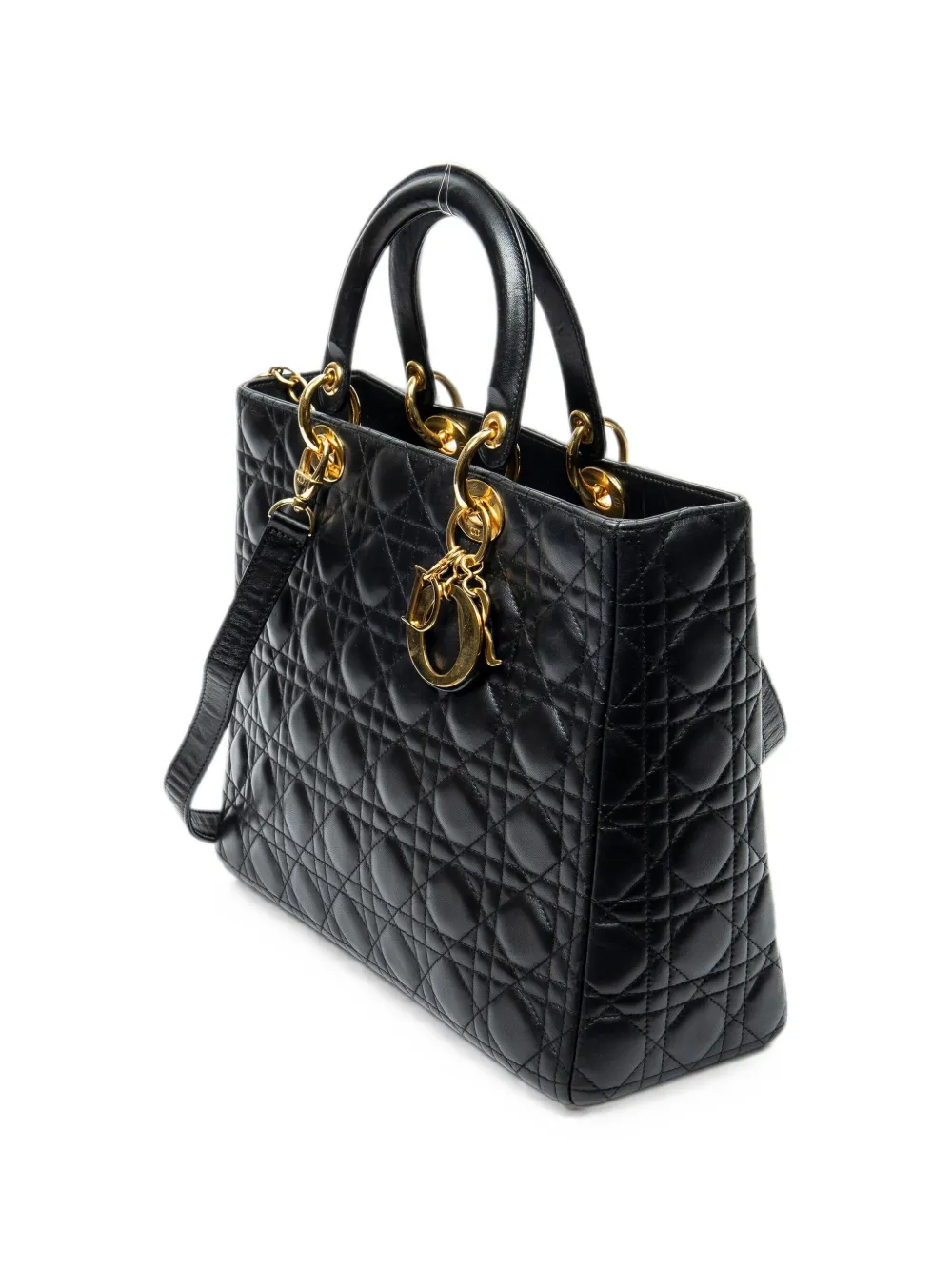 Christian Dior Pre-Owned Pre-owned Lady Dior kleine tas Zwart