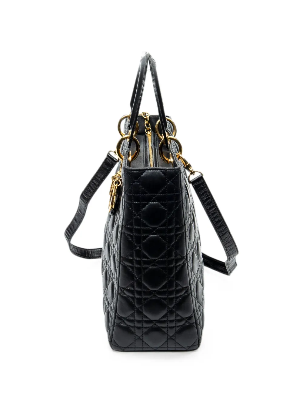 Christian Dior Pre-Owned Pre-owned Lady Dior kleine tas Zwart