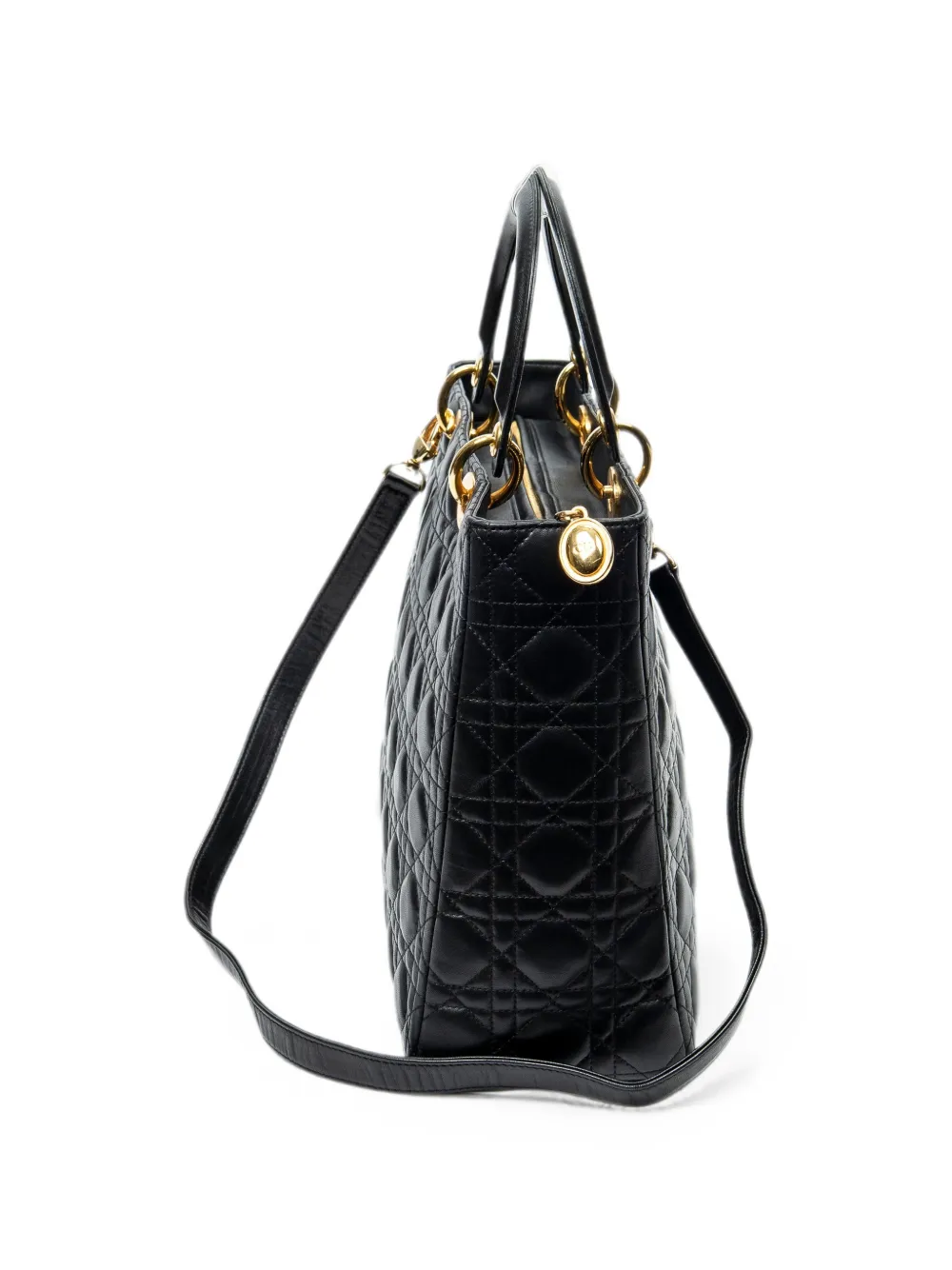 Christian Dior Pre-Owned Pre-owned Lady Dior kleine tas Zwart