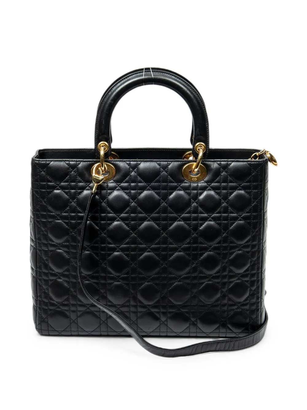 Christian Dior Pre-Owned Pre-owned Lady Dior kleine tas Zwart