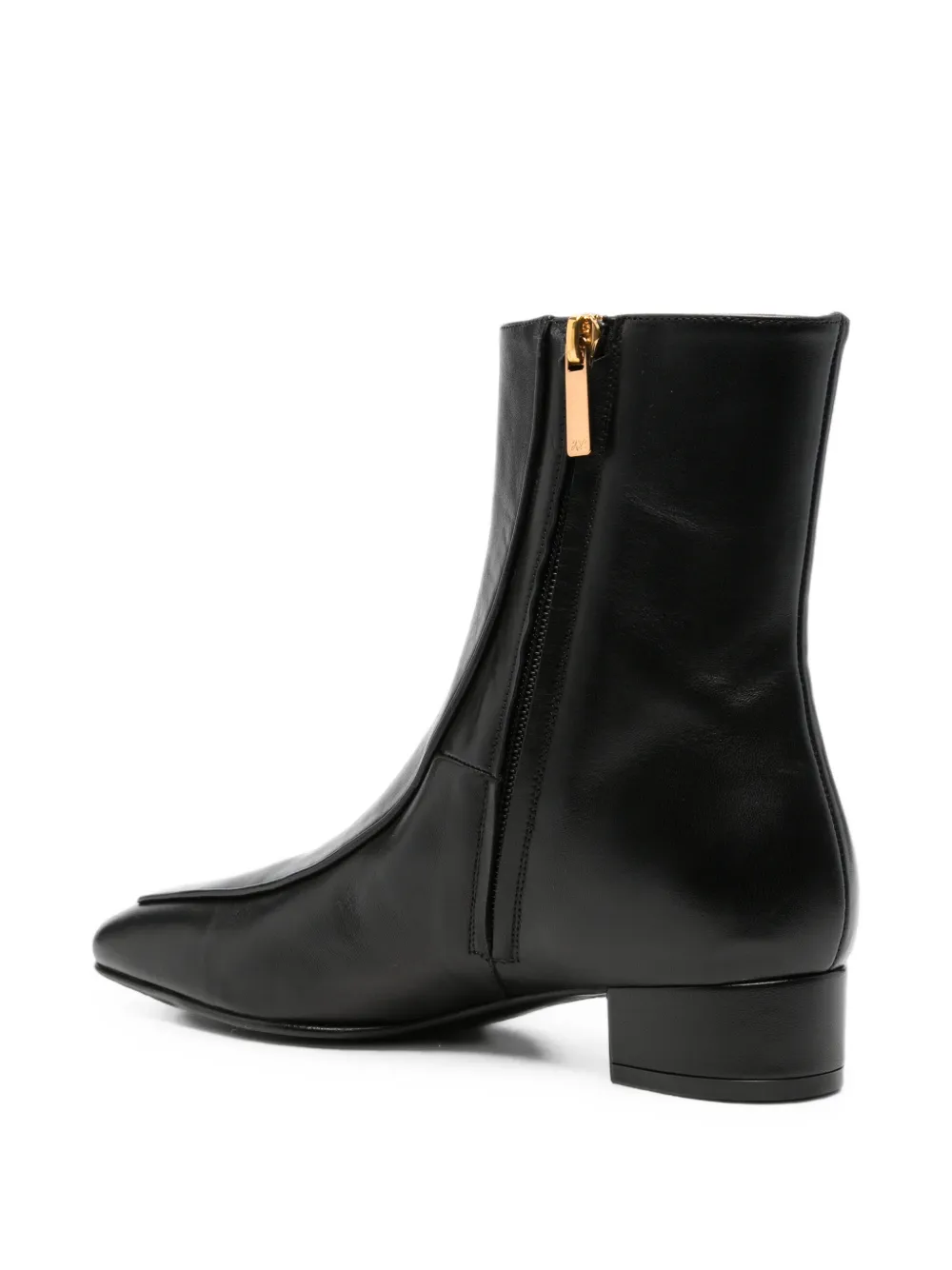 Herbert Levine Shadow Ban Ankle Boots in Black, view 3
