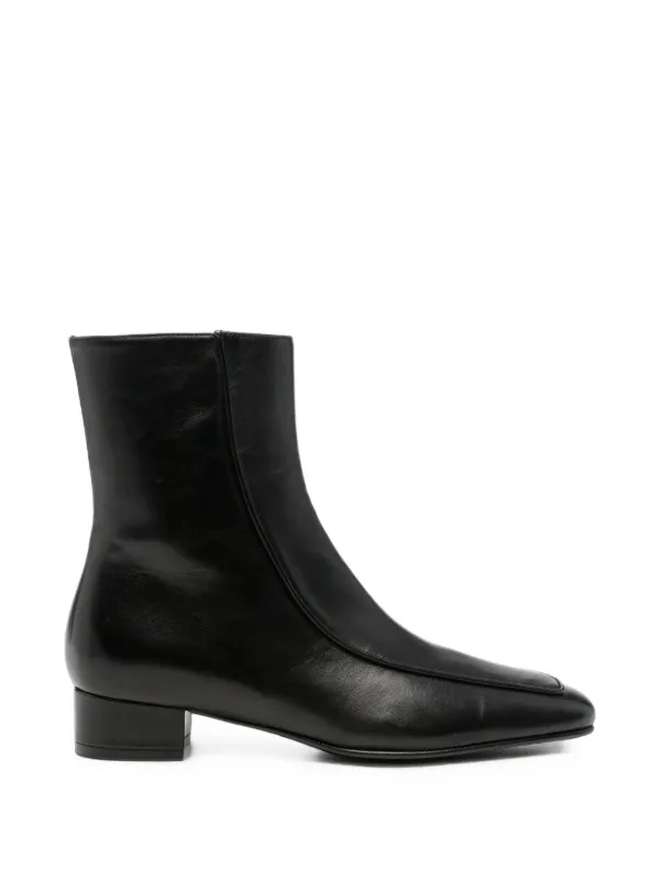 Herbert Levine Shadow Ban Ankle Boots in Black