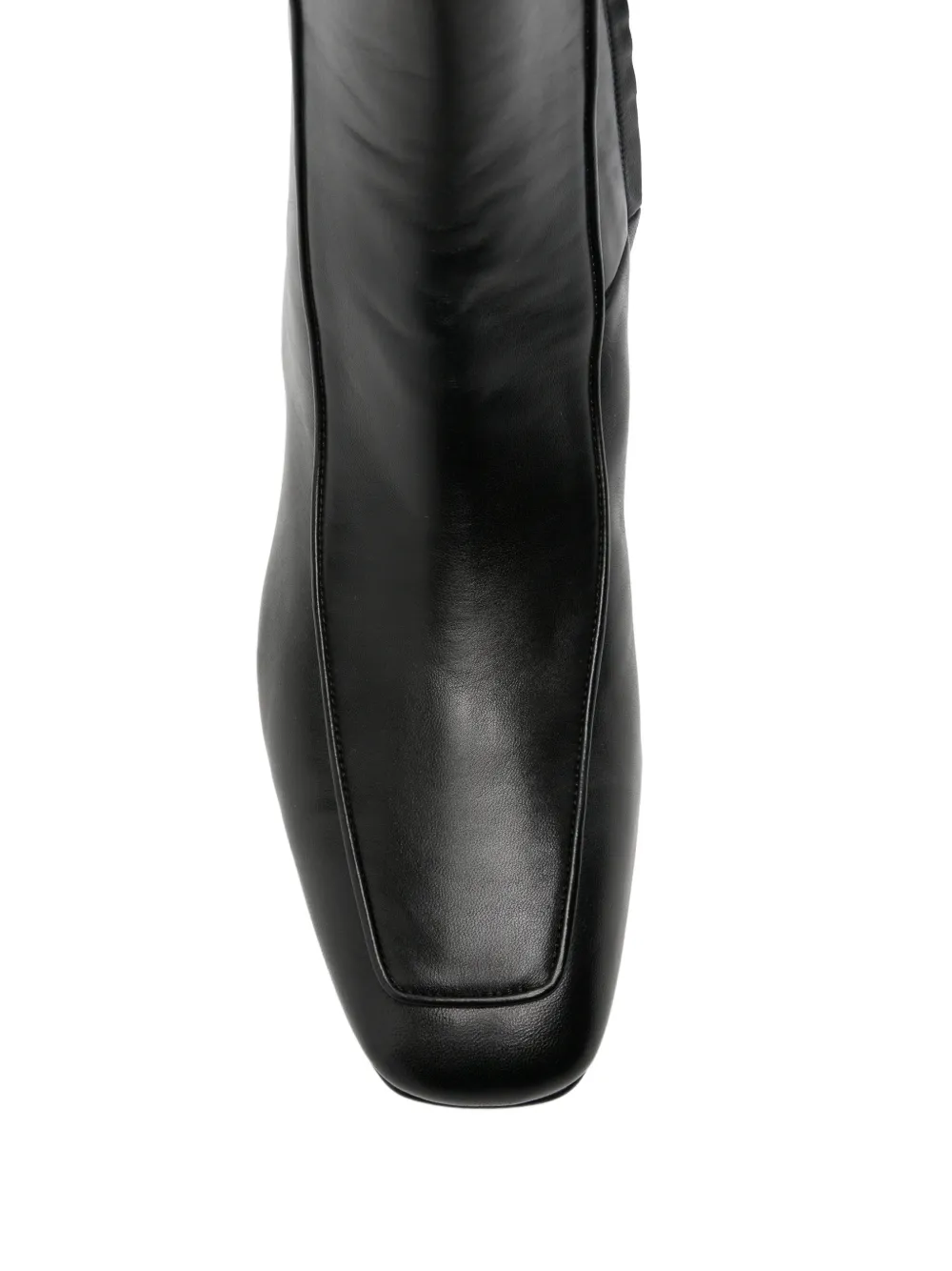 Herbert Levine Shadow Ban Ankle Boots in Black, view 4