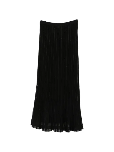 TOM FORD sequin-embellished ribbed long skirt