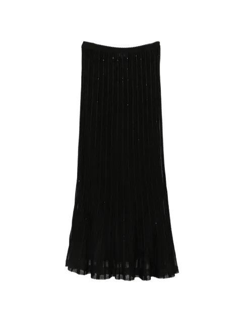 TOM FORD sequin-embellished ribbed long skirt
