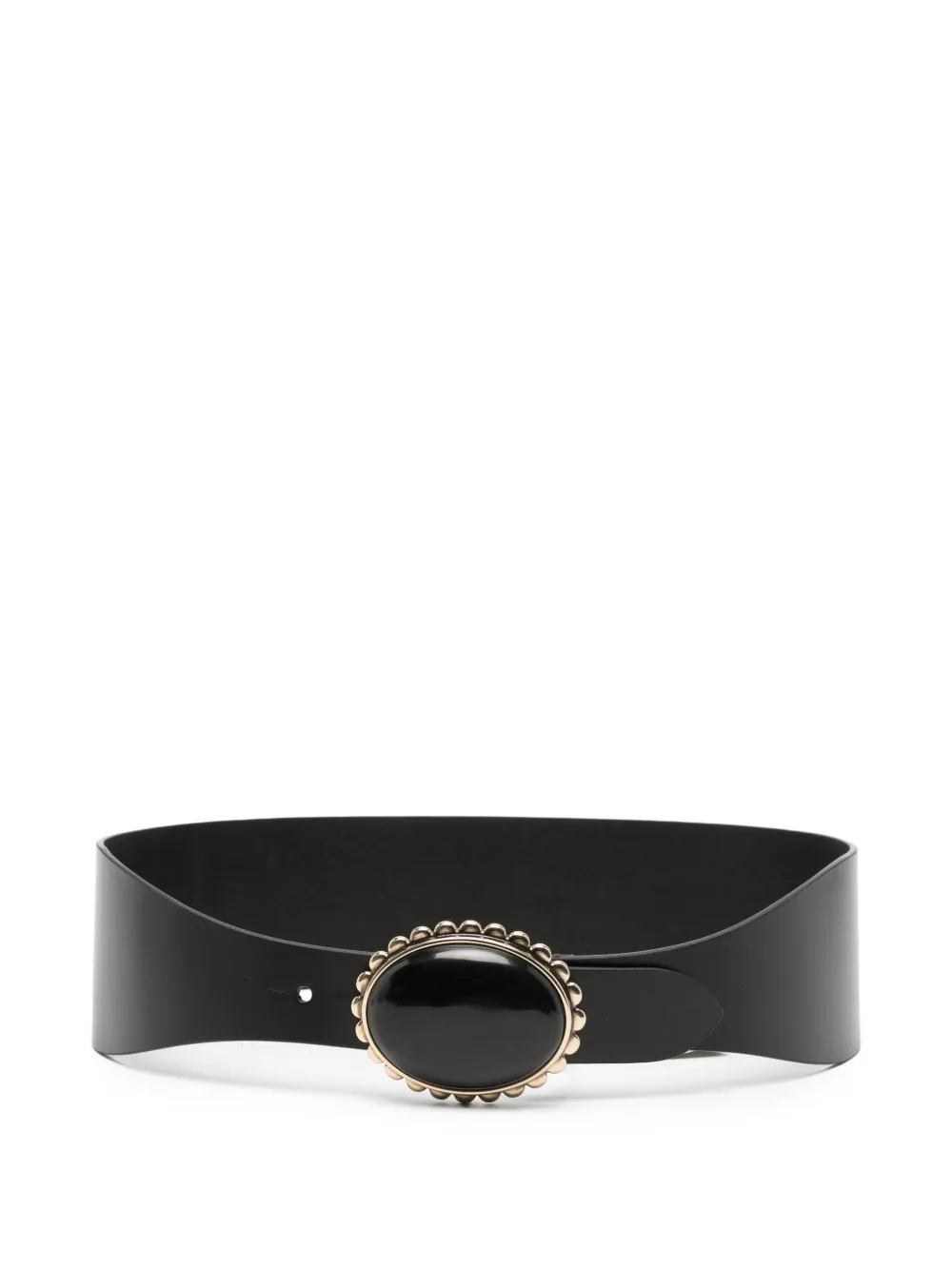 ISABEL MARANT Nyla leather belt - Nero