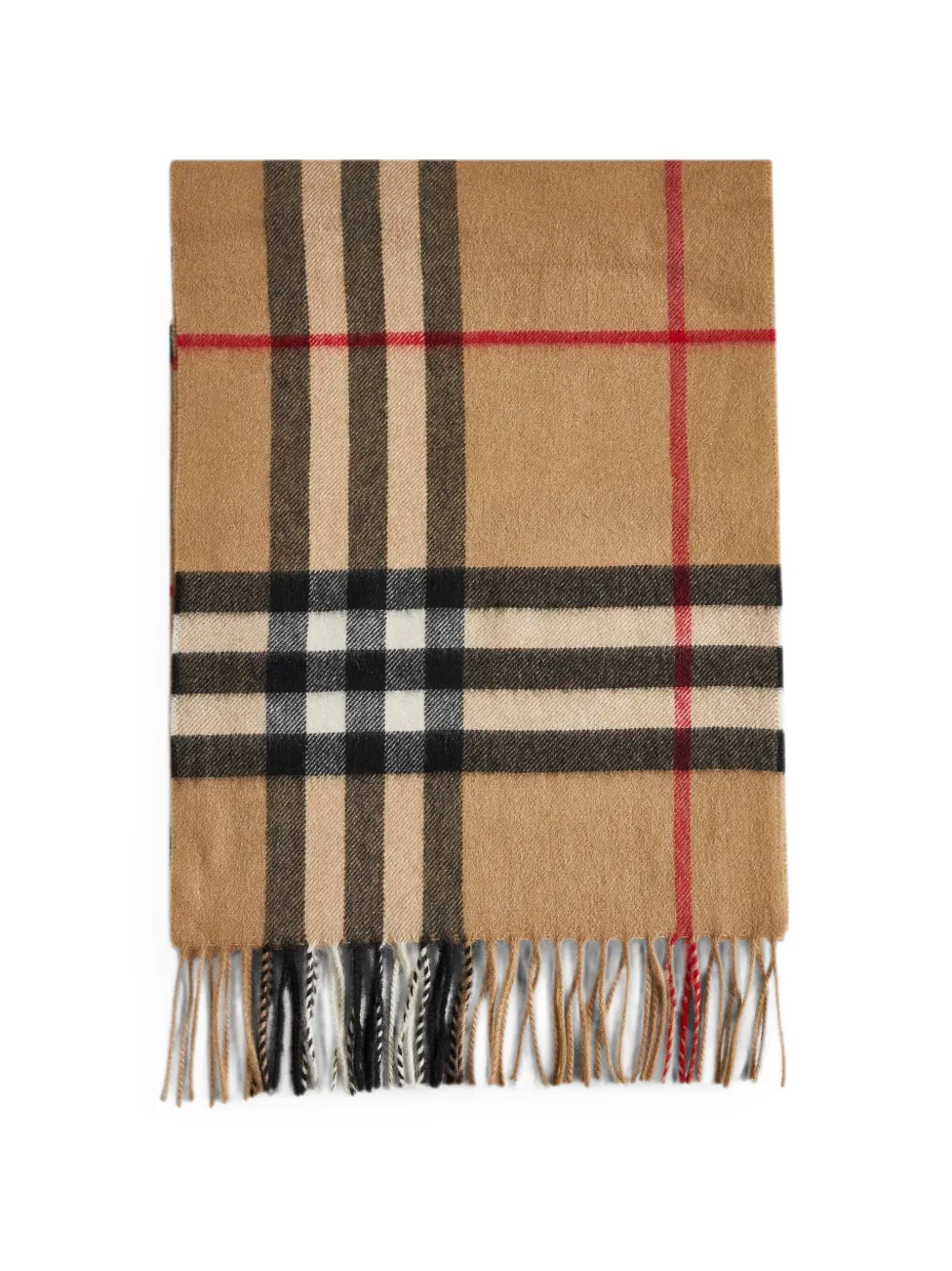 Burberry The Classic Check cashmere scarf - Toni neutri