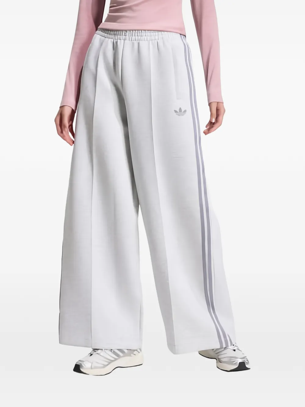 adidas Spacer side-stripe track pants - Grigio