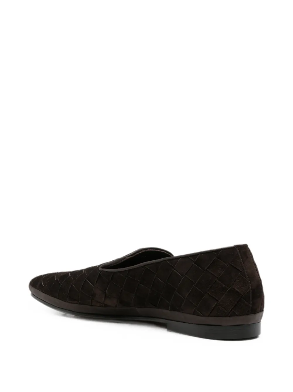 Henderson Baracco woven-design loafers Bruin