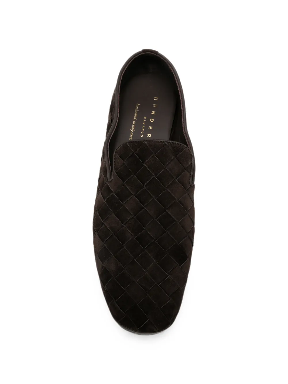 Henderson Baracco woven-design loafers Bruin