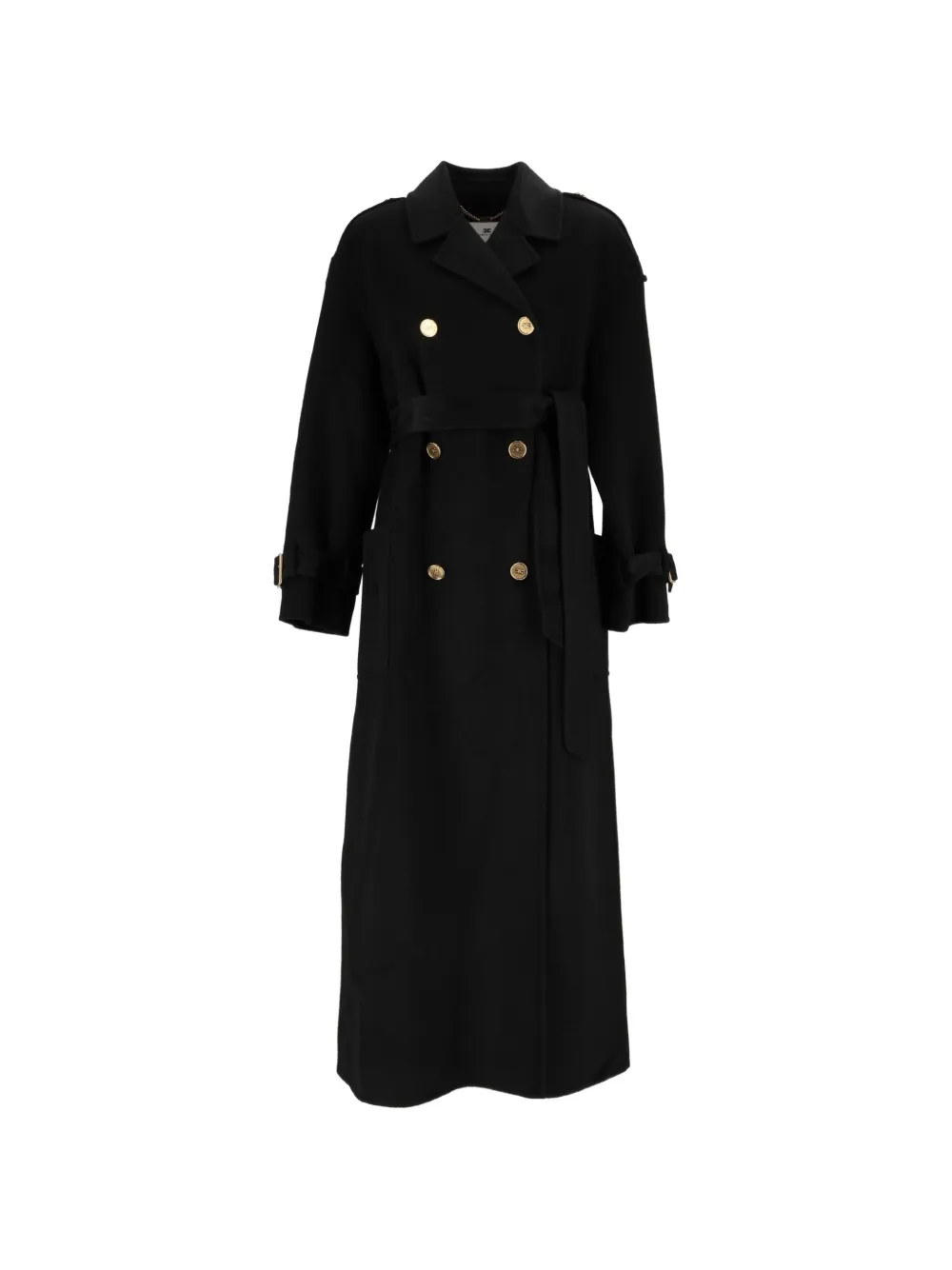Elisabetta Franchi double-breasted belted coat