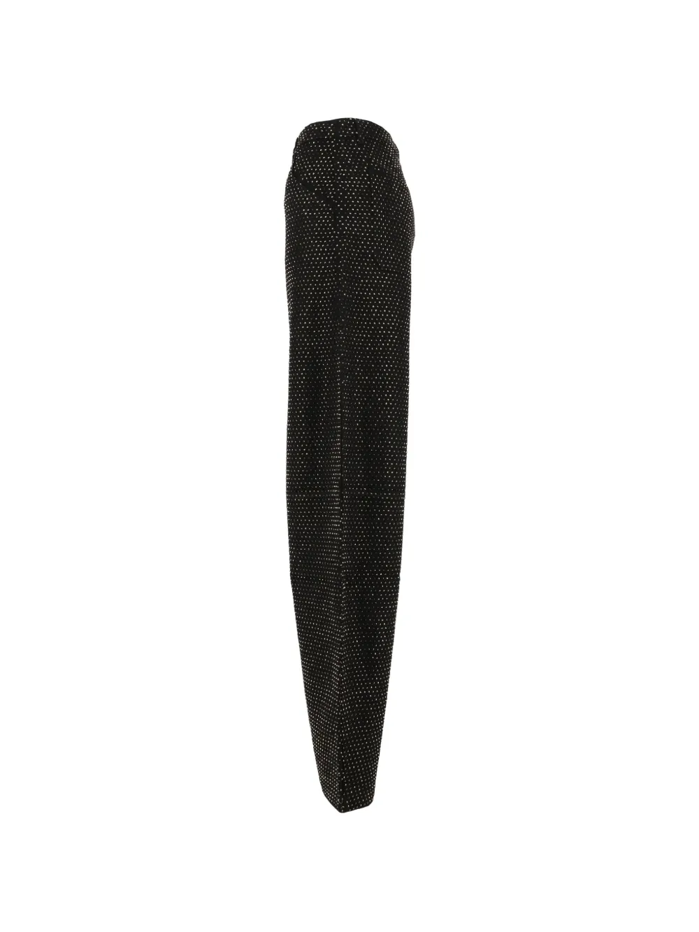 Elisabetta Franchi Ballon denim jeans met stras Zwart
