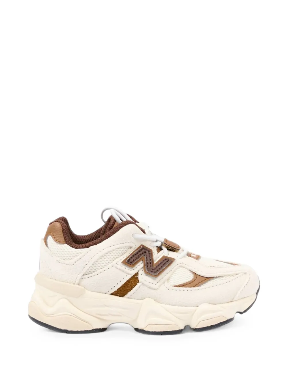 New Balance Kids 9060 paneled sneakers Wit