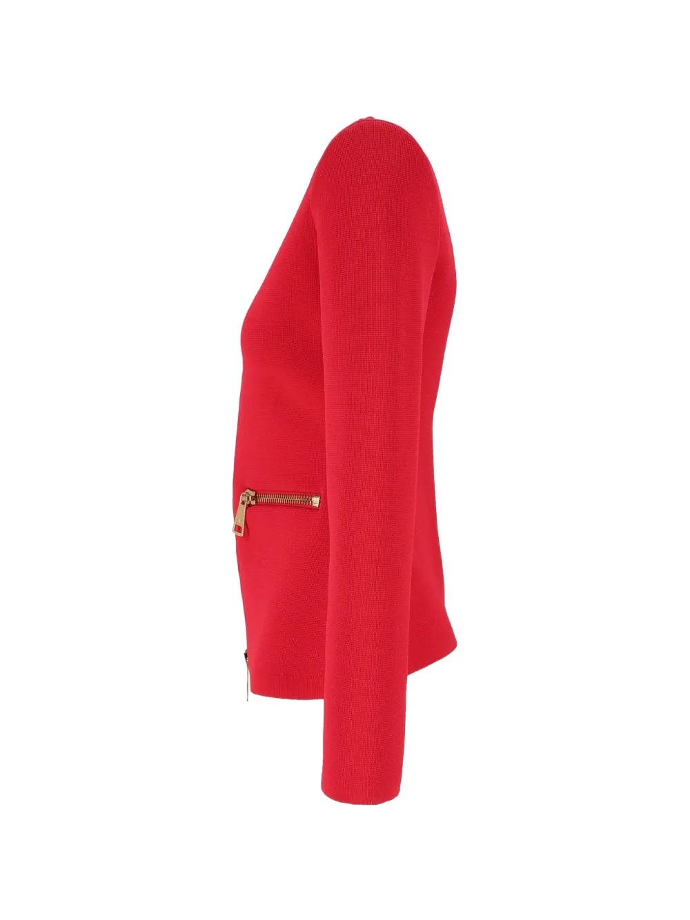 Elisabetta Franchi Vest met rits Rood