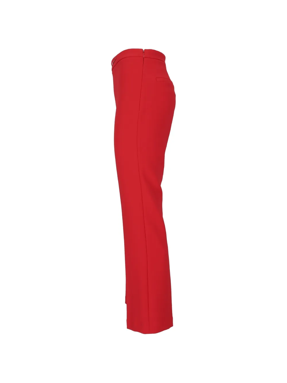 Elisabetta Franchi Straight broek met hardware Rood
