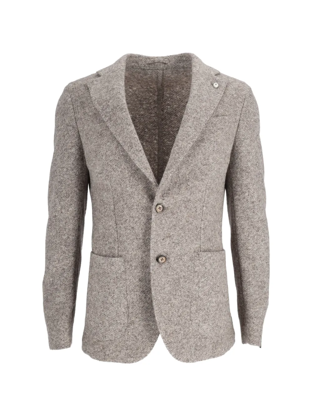 BRANDO single-breasted notched-lapel blazer - Gris BRANDO single-breasted notched-lapel blazer - Gris