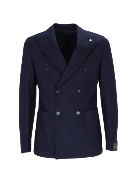 BRANDO double-breasted peak-lapel blazer