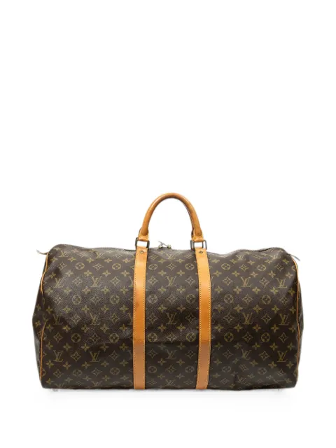 Louis Vuitton Pre-Owned 55 Keepall Monogram-pattern tote bag
