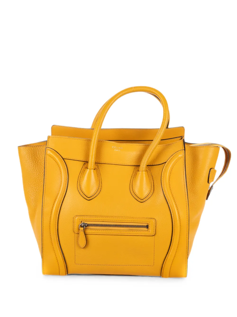 Celine Pre-Owned Luggage leather tote bag - Yellow