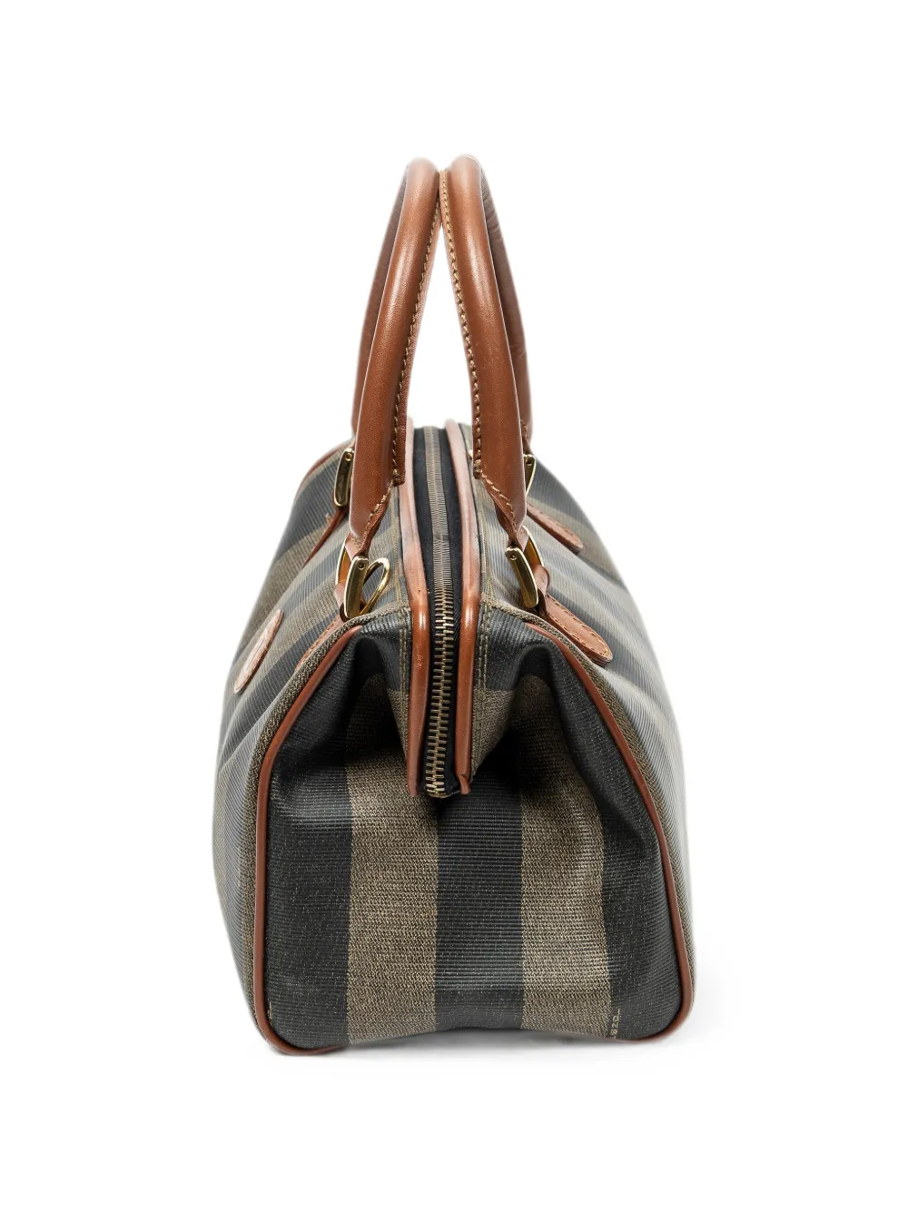 Fendi Pre-Owned Kleine Pequin Boston handtas Zwart