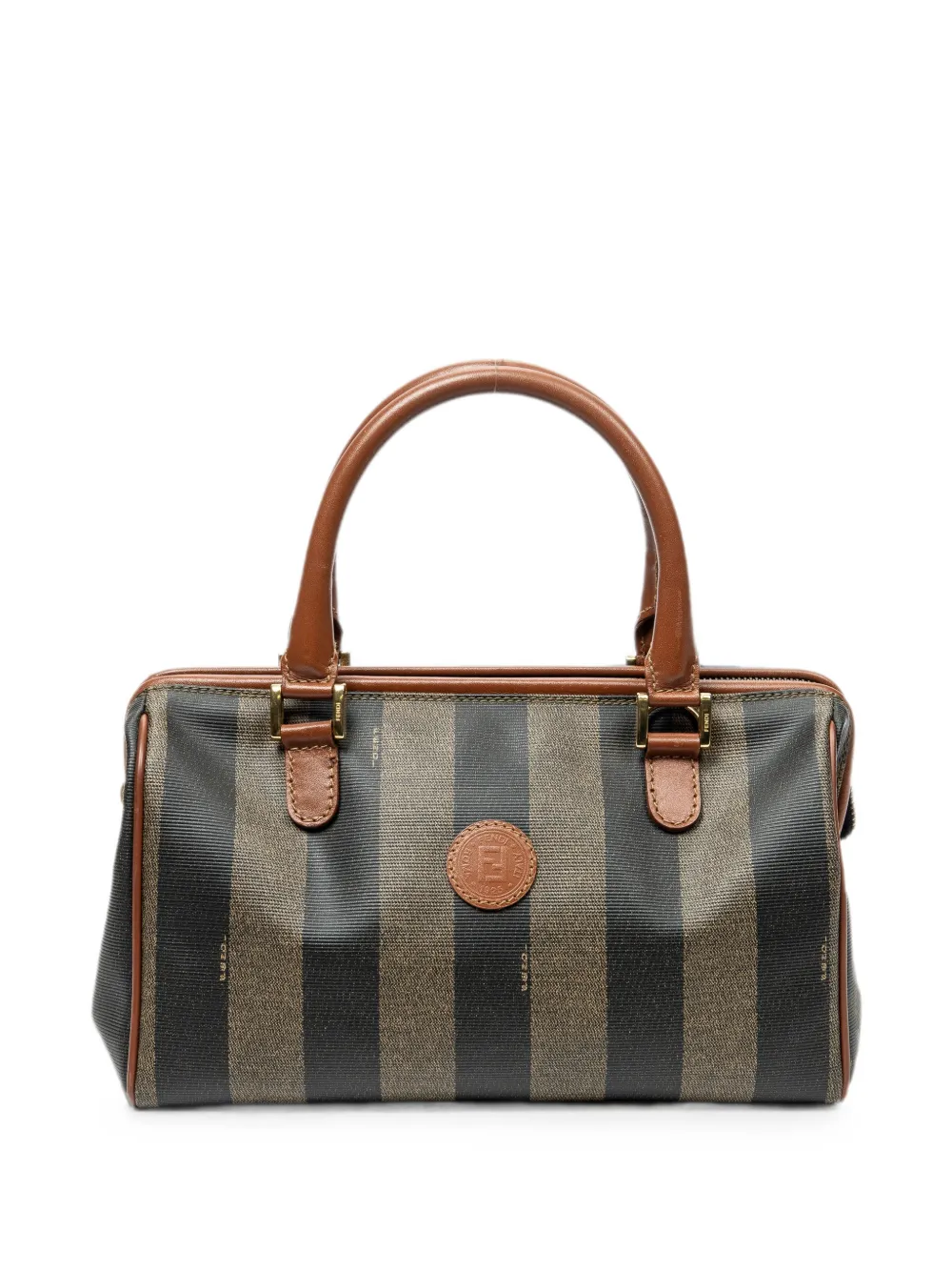 Fendi Pre-Owned Pequin Boston small handbag - Black