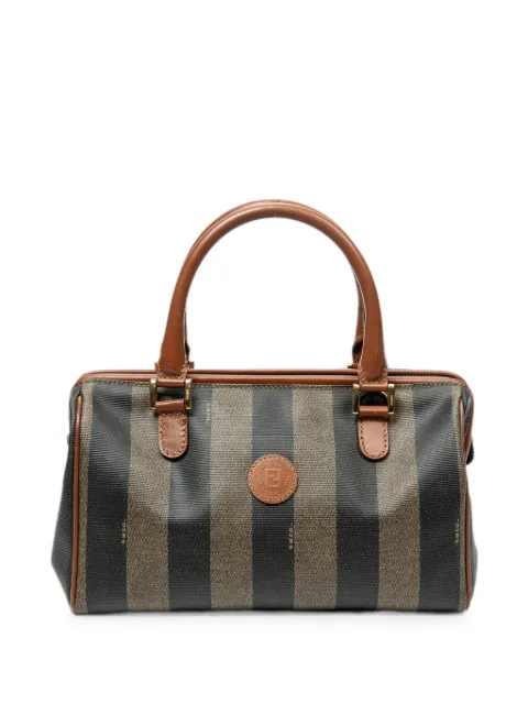 Fendi Pre-Owned Pequin Boston small handbag